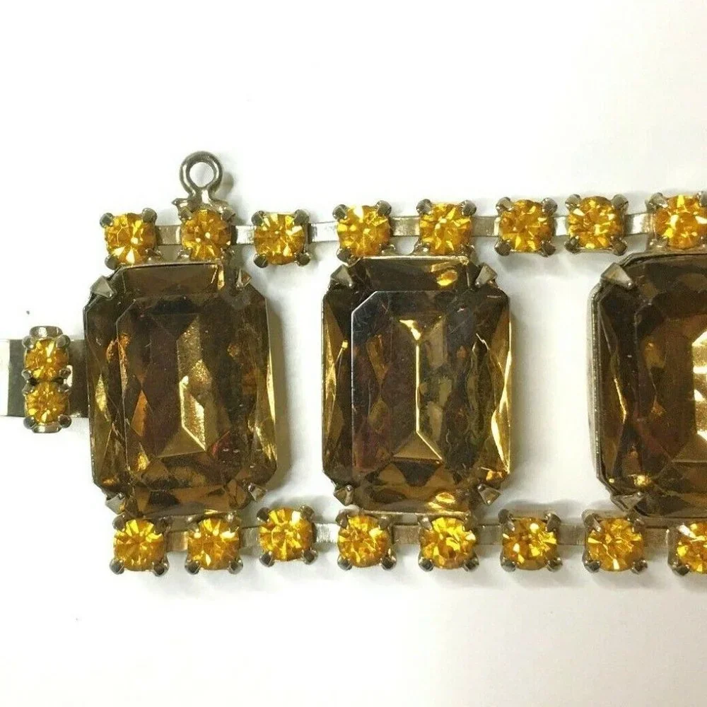 "ORIGINAL BY ROBERT" VINTAGE Hollywood Necklace and Bracelet Set - Picture 8 of 12